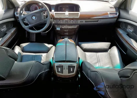 2008 BMW 750 Li из США, поврежденный, VIN WBAHN83598UT83013